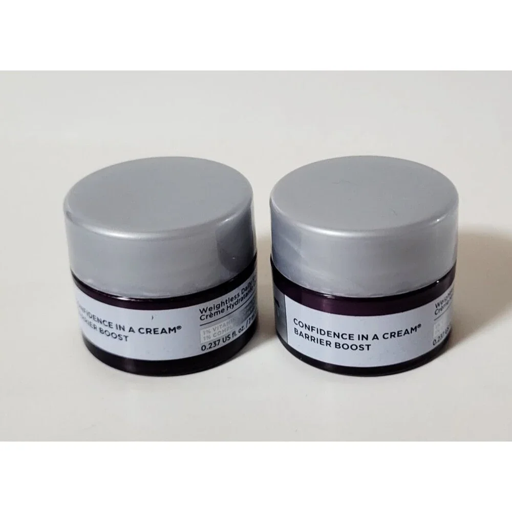 2 x IT Cosmetics Confidence In Your Cream Skin Barrier Boost Cream 0.237 oz!!!